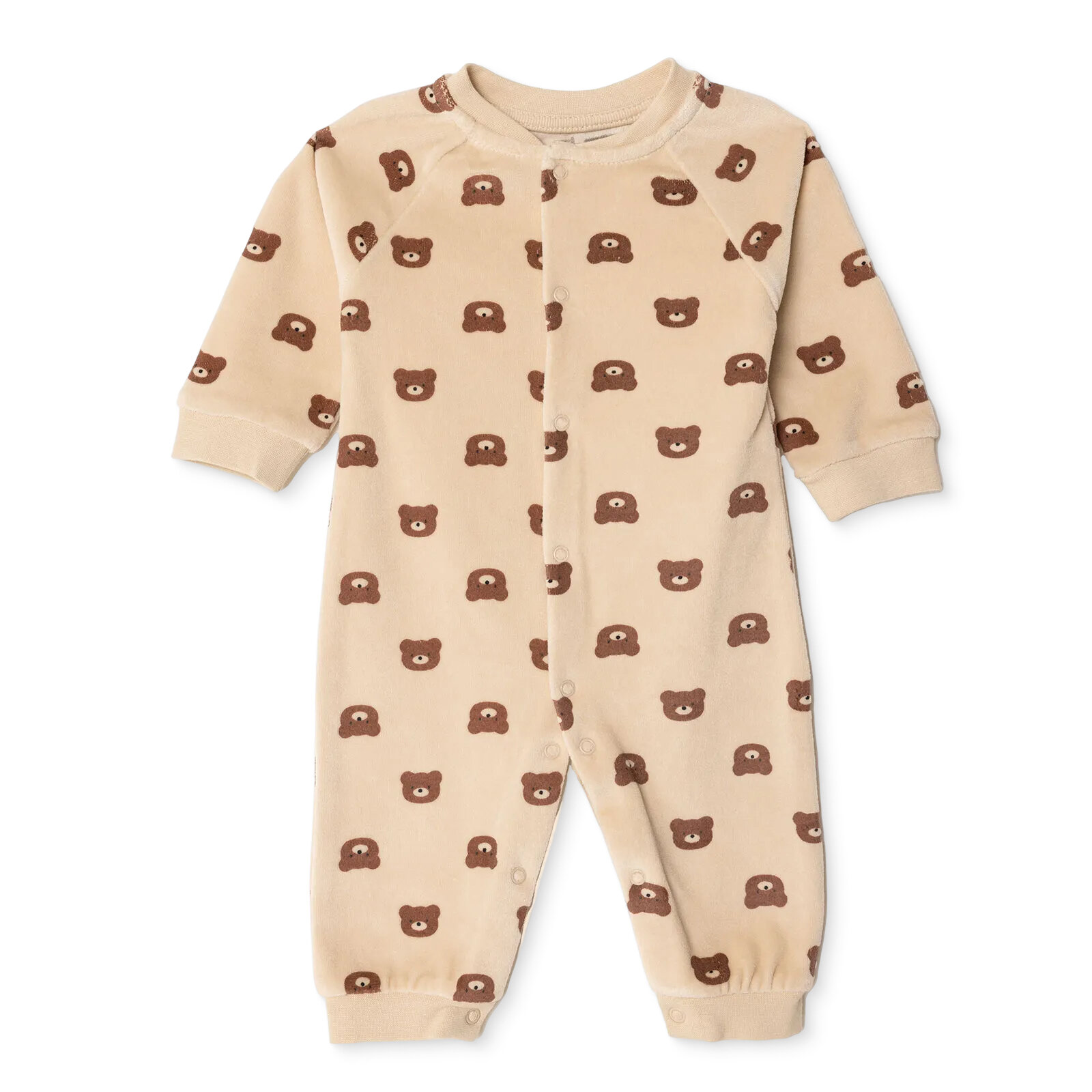 Erkek Bebek Yenidoğan Kadife Patiksiz Tulum Kadife Bisiklet Yaka Uzun Kol Patiksiz Paça