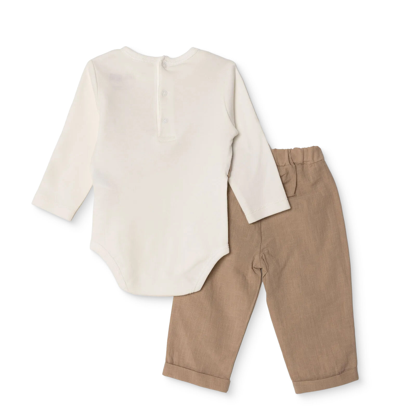 Yenidoğan Mevlüt Kıyafeti Gömlek Yaka Uzun Kol Patikli Paça Yenidoğan Mevlüt Kıyafeti Gömlek Yaka Uzun Kol Patikli Paça