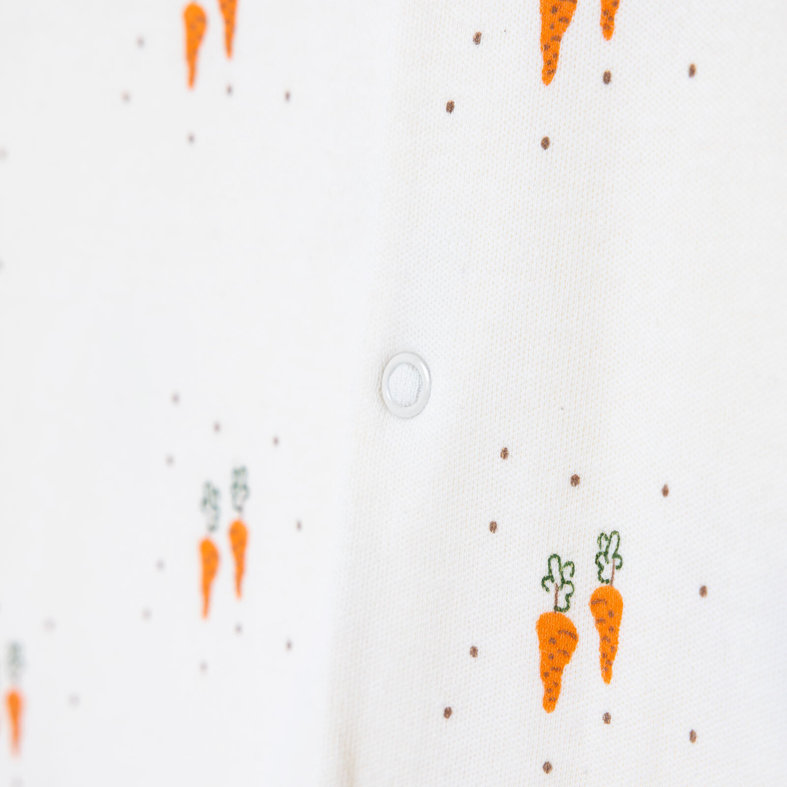 Erkek Bebek Yenidoğan Patikli Tulum Baby Carrot Bisiklet Yaka Uzun Kol Patikli Paça