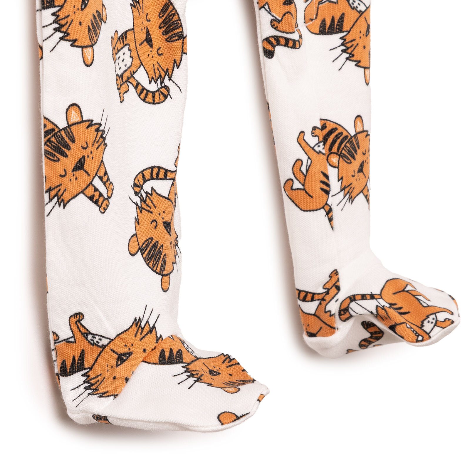 Erkek Bebek Yenidoğan Patikli Tulum Bisiklet Yaka Uzun Kol Patikli Paça