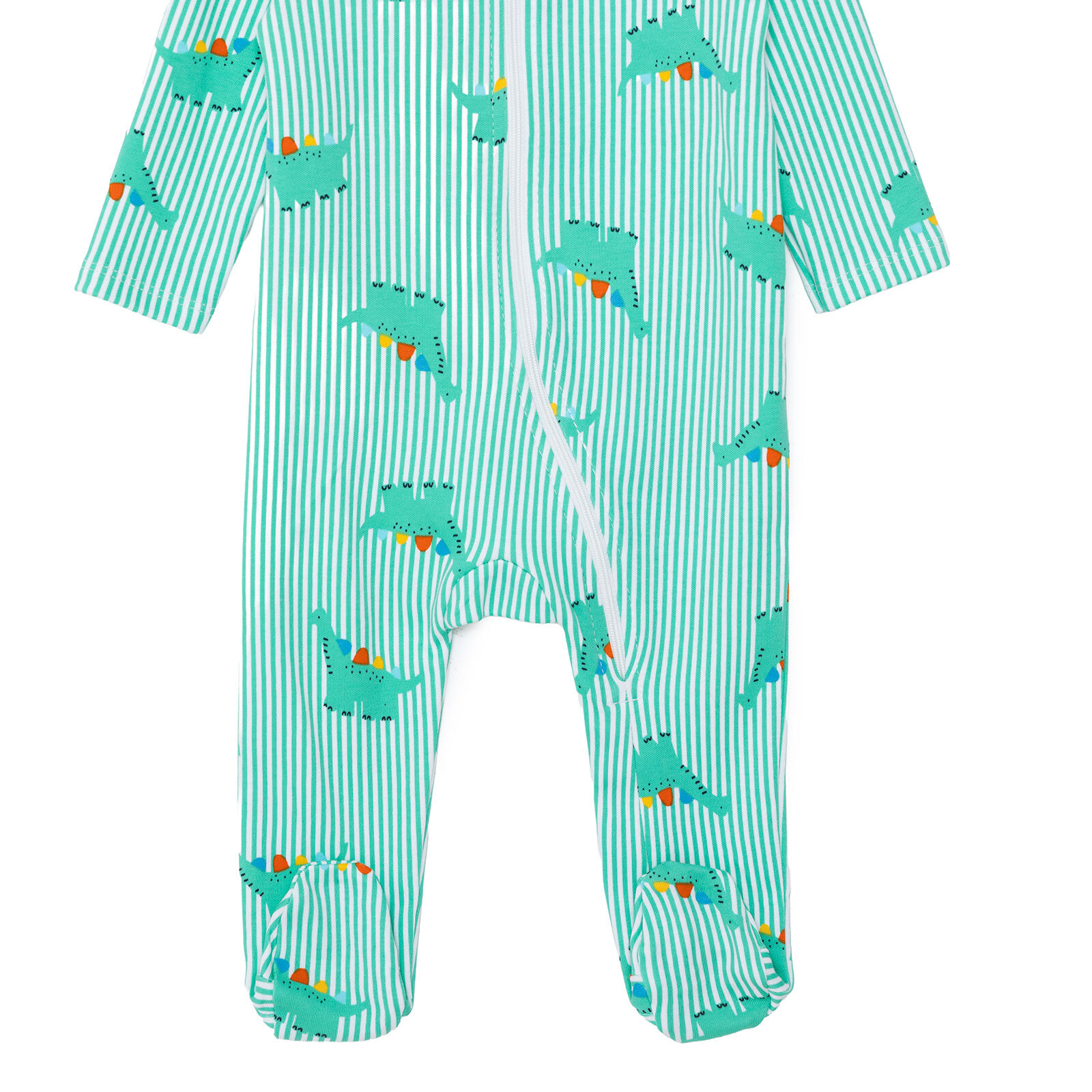 Erkek Bebek Yenidoğan Patikli Tulum İnterlok Bisiklet Yaka Uzun Kol Patikli Paça