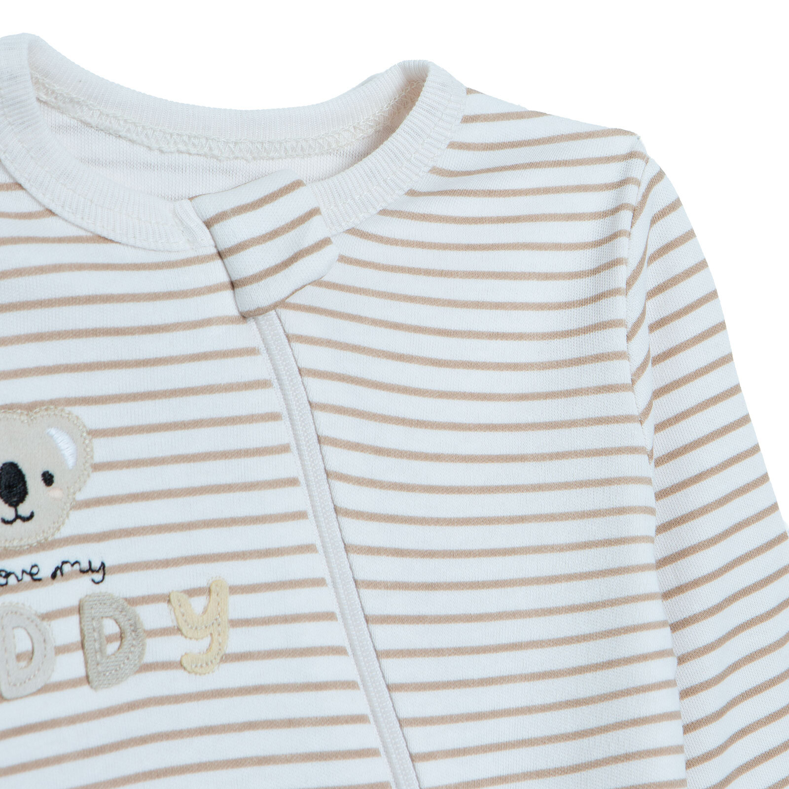 Erkek Bebek Yenidoğan Patikli Tulum Kaşkorse Bisiklet Yaka Uzun Kol Patikli Paça