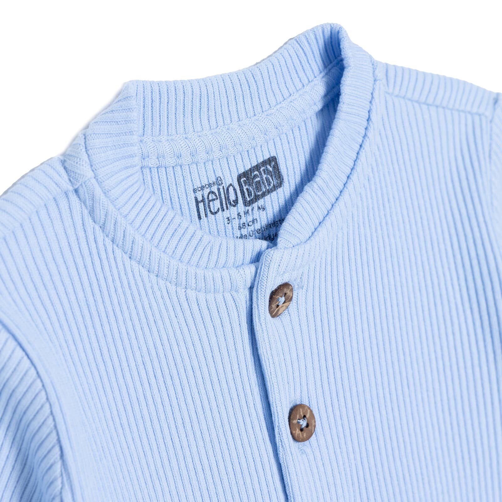 Erkek Bebek Yenidoğan Patiksiz Tulum Bisiklet Yaka Uzun Kol Patikli Paça