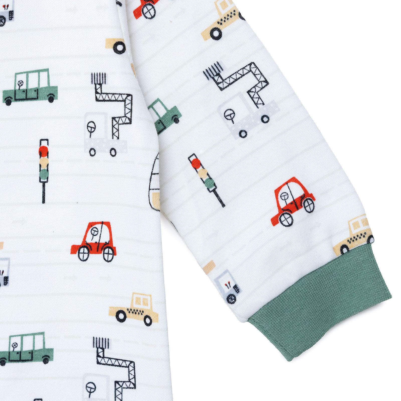 Erkek Bebek Yenidoğan Patiksiz Tulum İnterlok Bisiklet Yaka Uzun Kol Patiksiz Paça