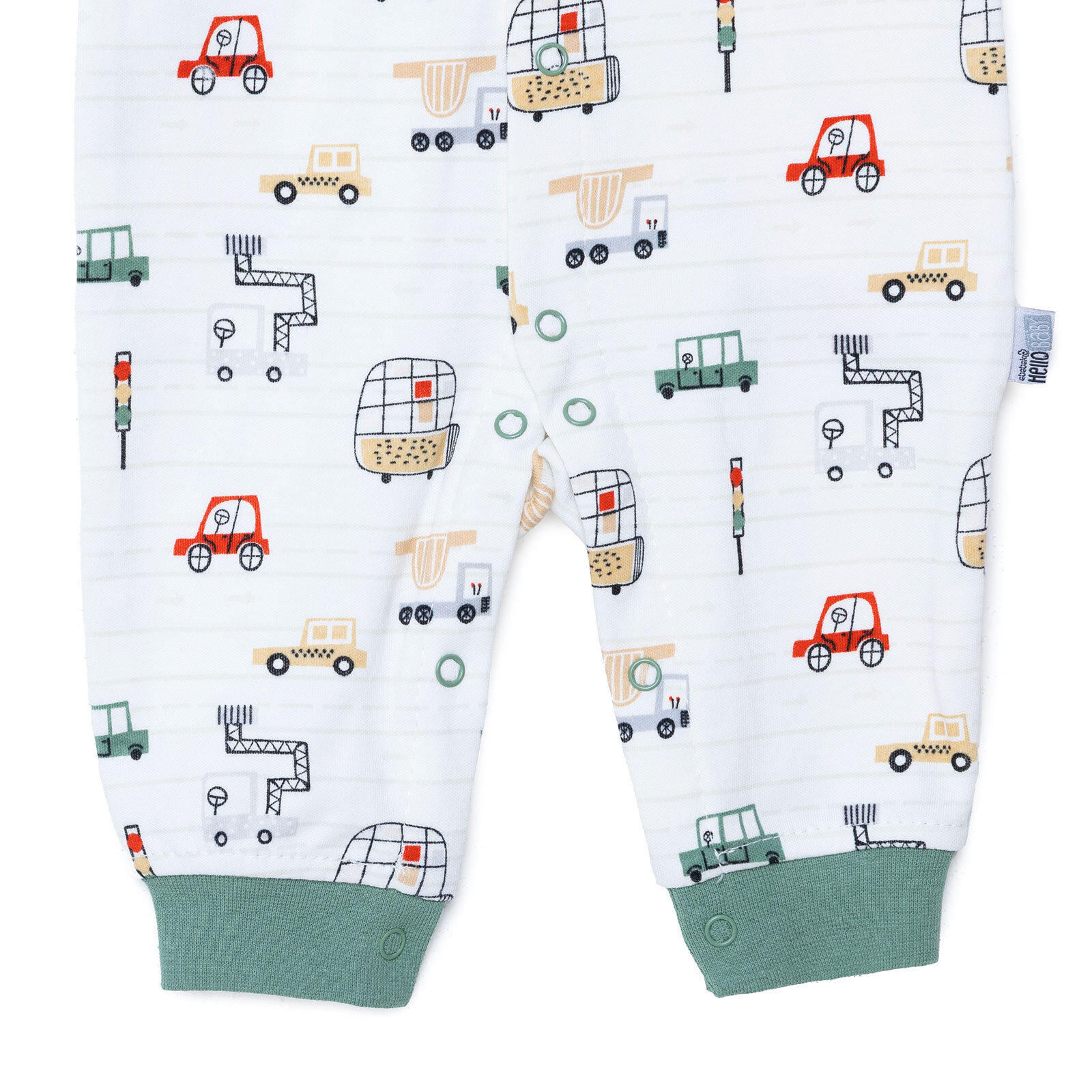 Erkek Bebek Yenidoğan Patiksiz Tulum İnterlok Bisiklet Yaka Uzun Kol Patiksiz Paça