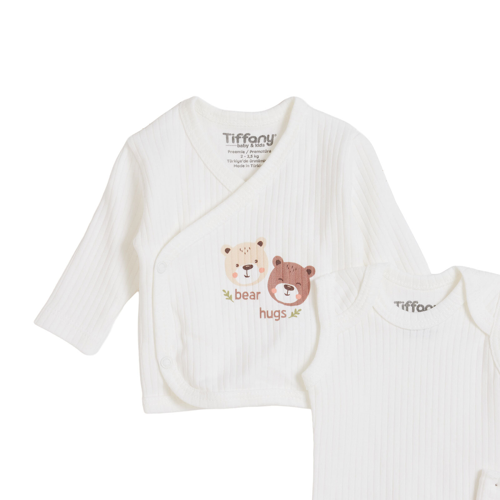 Erkek Bebek Yenidoğan Prematüre Set Zarf Yaka Uzun Kol Patikli Paça