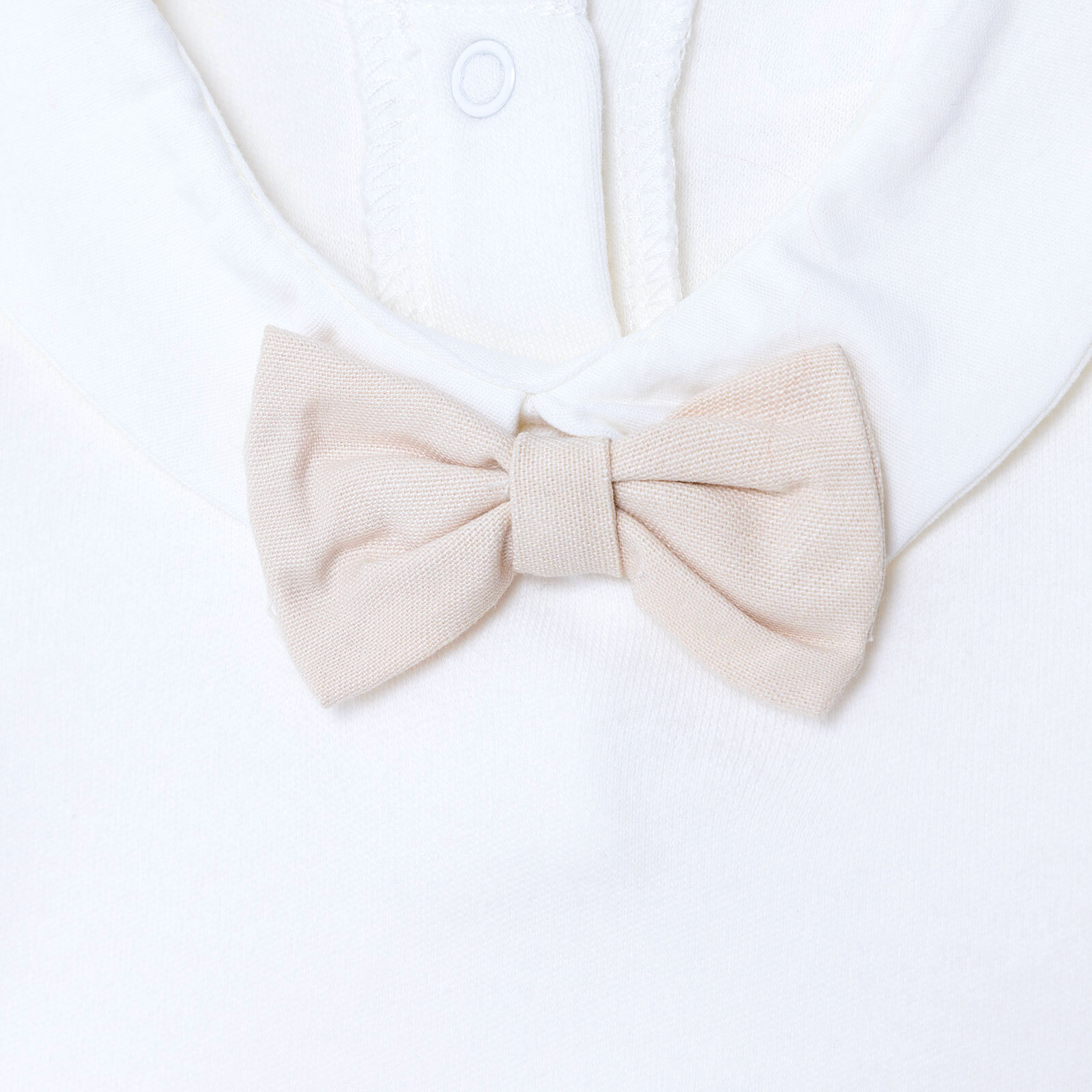 Erkek Bebek Yenidoğan Şort Salopet-Tshirt Little Boss Gabardin Gömlek Yaka Kısa Kol Reçme Paça