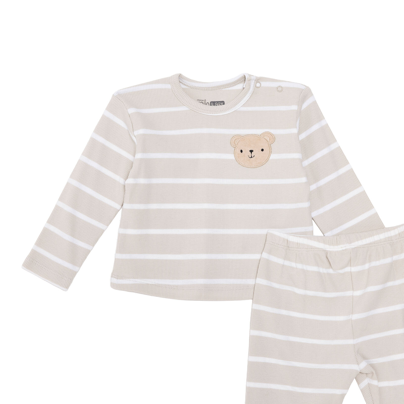 Erkek Bebek Yenidoğan Sweatshirt-Patiksiz Alt Bisiklet Yaka Uzun Kol Patiksiz Paça Erkek Bebek Yenidoğan Sweatshirt-Patiksiz Alt Bisiklet Yaka Uzun Kol Patiksiz Paça