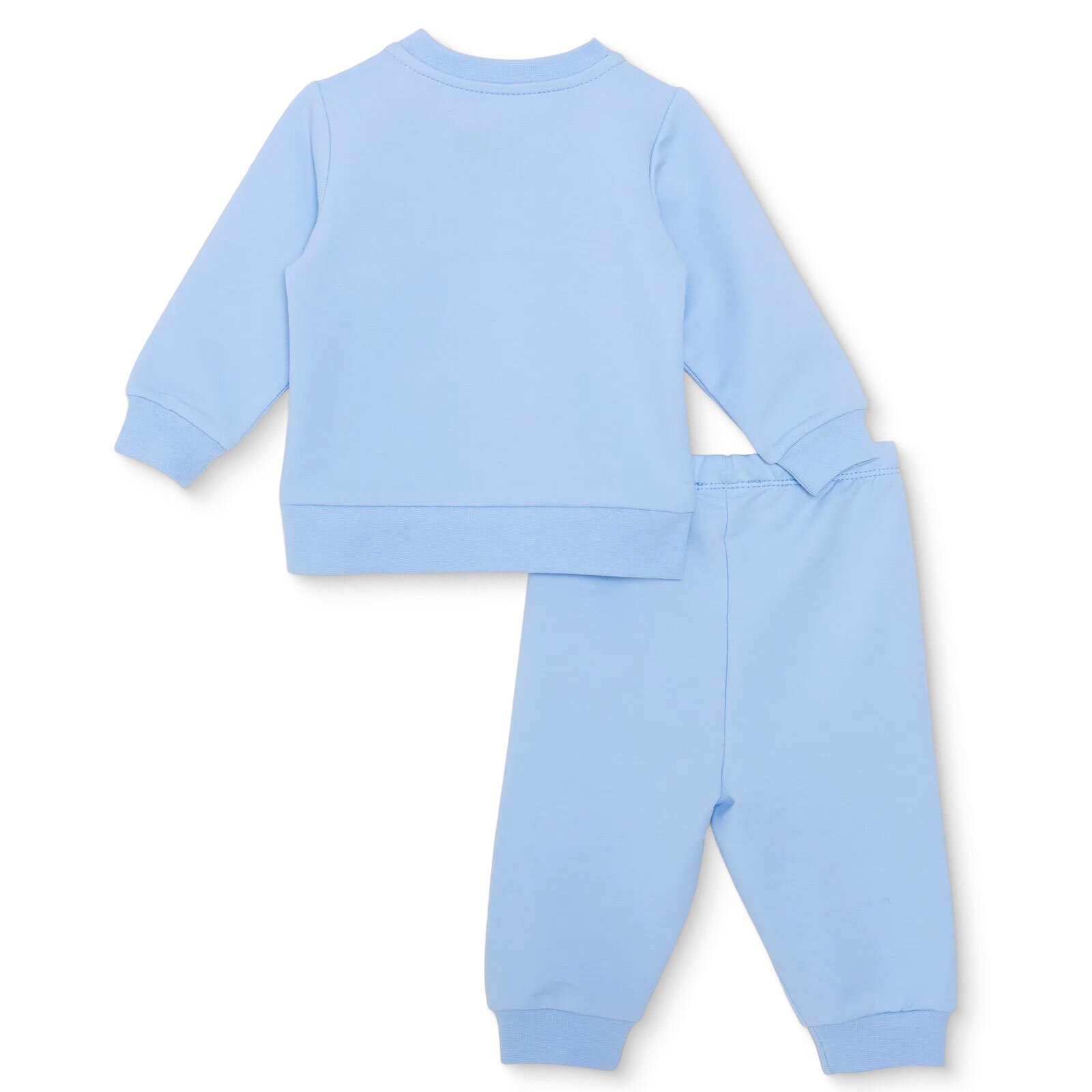 Erkek Bebek Yenidoğan Sweatshirt-Patiksiz Alt İki İplik Bisiklet Yaka Uzun Kol Ribanalı Paça