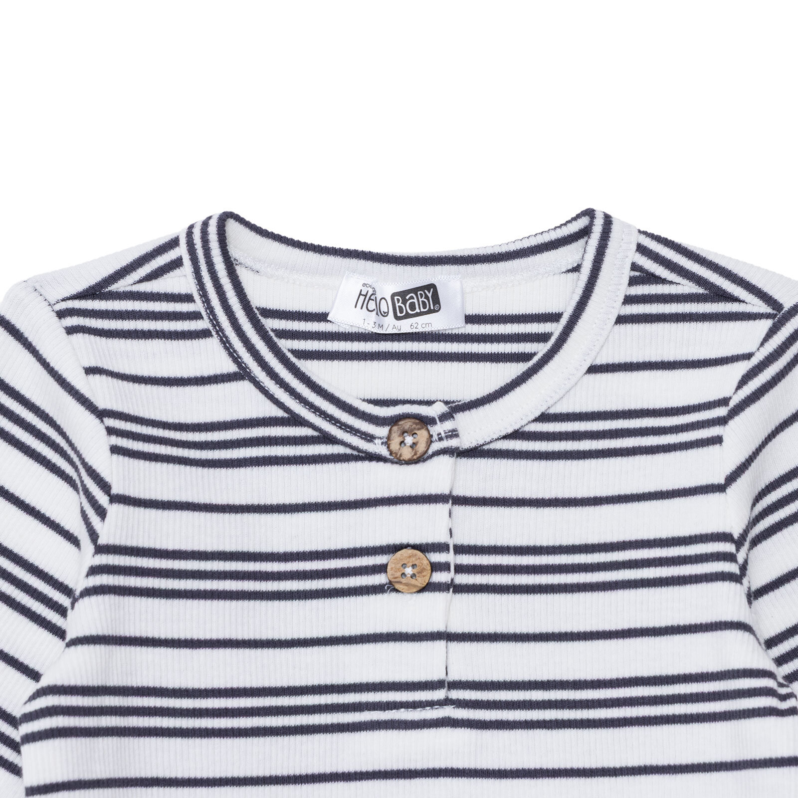 Erkek Bebek Yenidoğan Sweatshirt-Patiksiz Alt Kaşkorse Bisiklet Yaka Uzun Kol Patiksiz Paça