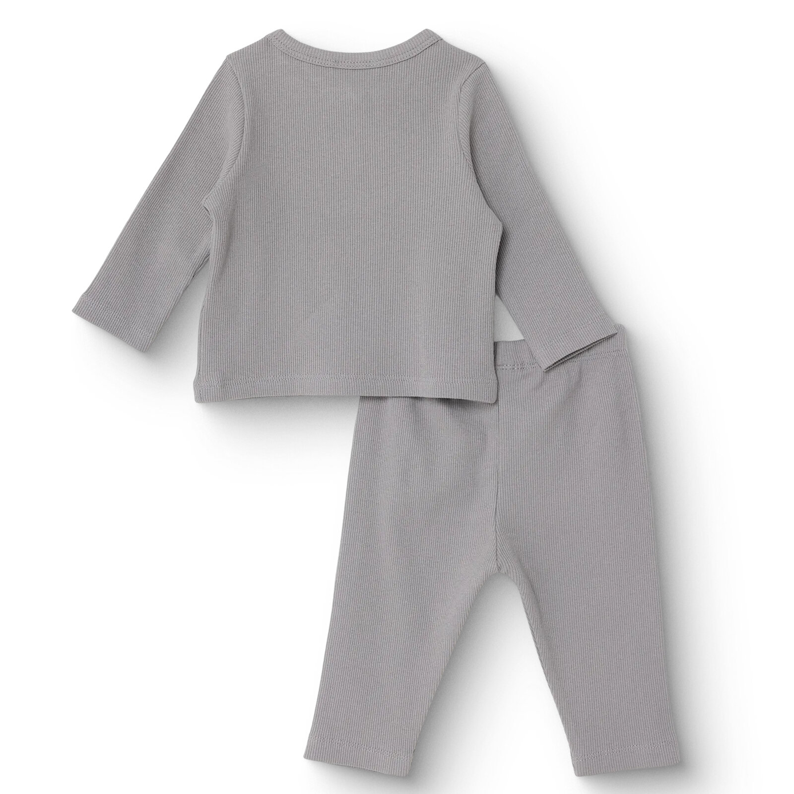 Erkek Bebek Yenidoğan Sweatshirt-Patiksiz Kaşkorse Bisiklet Yaka Uzun Kol Patiksiz Paça