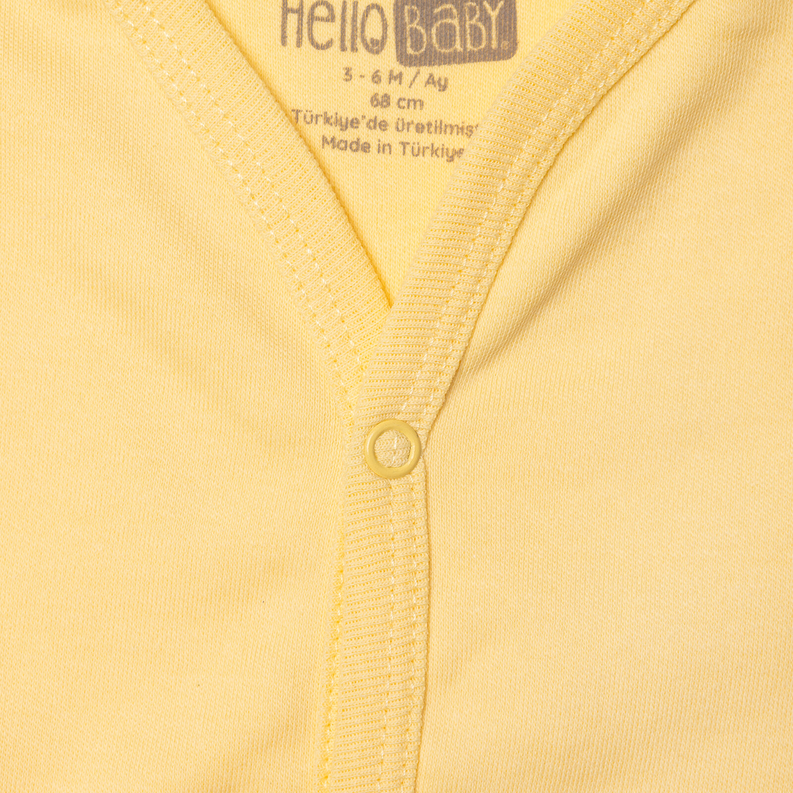 Erkek Bebek Yenidoğan Yelek İnterlok V Yaka Atlet Kol