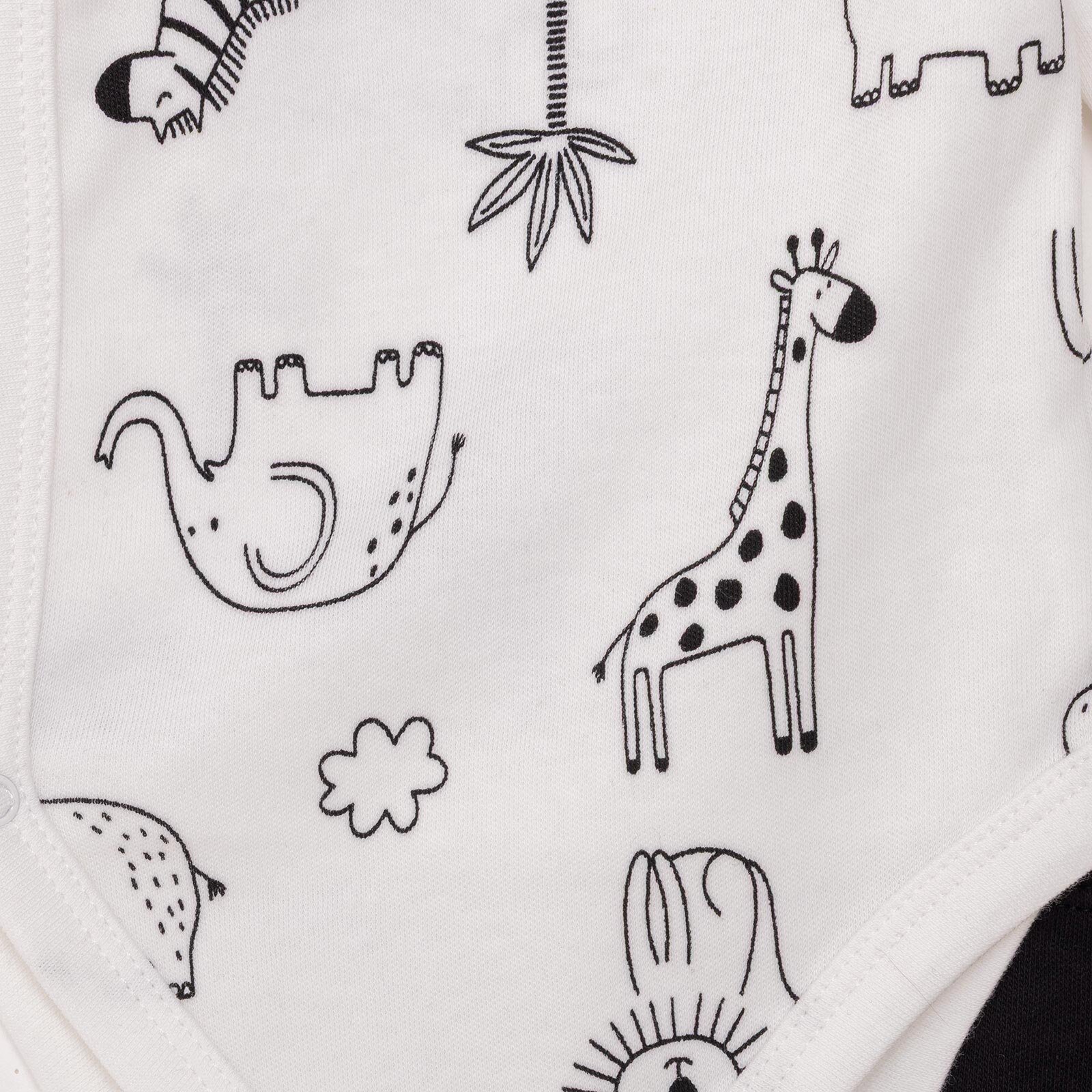 Erkek Bebek Yenidoğan Zıbın Body-Patikli Alt İnterlok Zarf Yaka Uzun Kol Patikli Paça