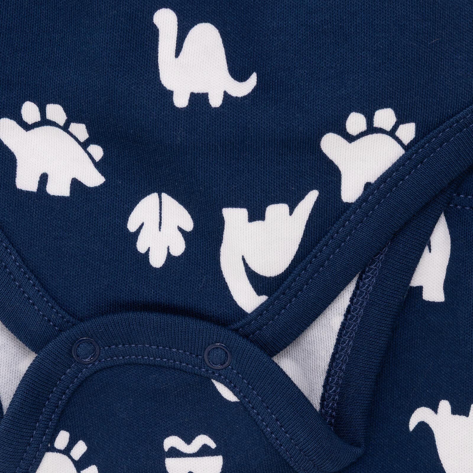 Erkek Bebek Yenidoğan Zıbın Body-Patikli Alt İnterlok Zarf Yaka Uzun Kol Patikli Paça