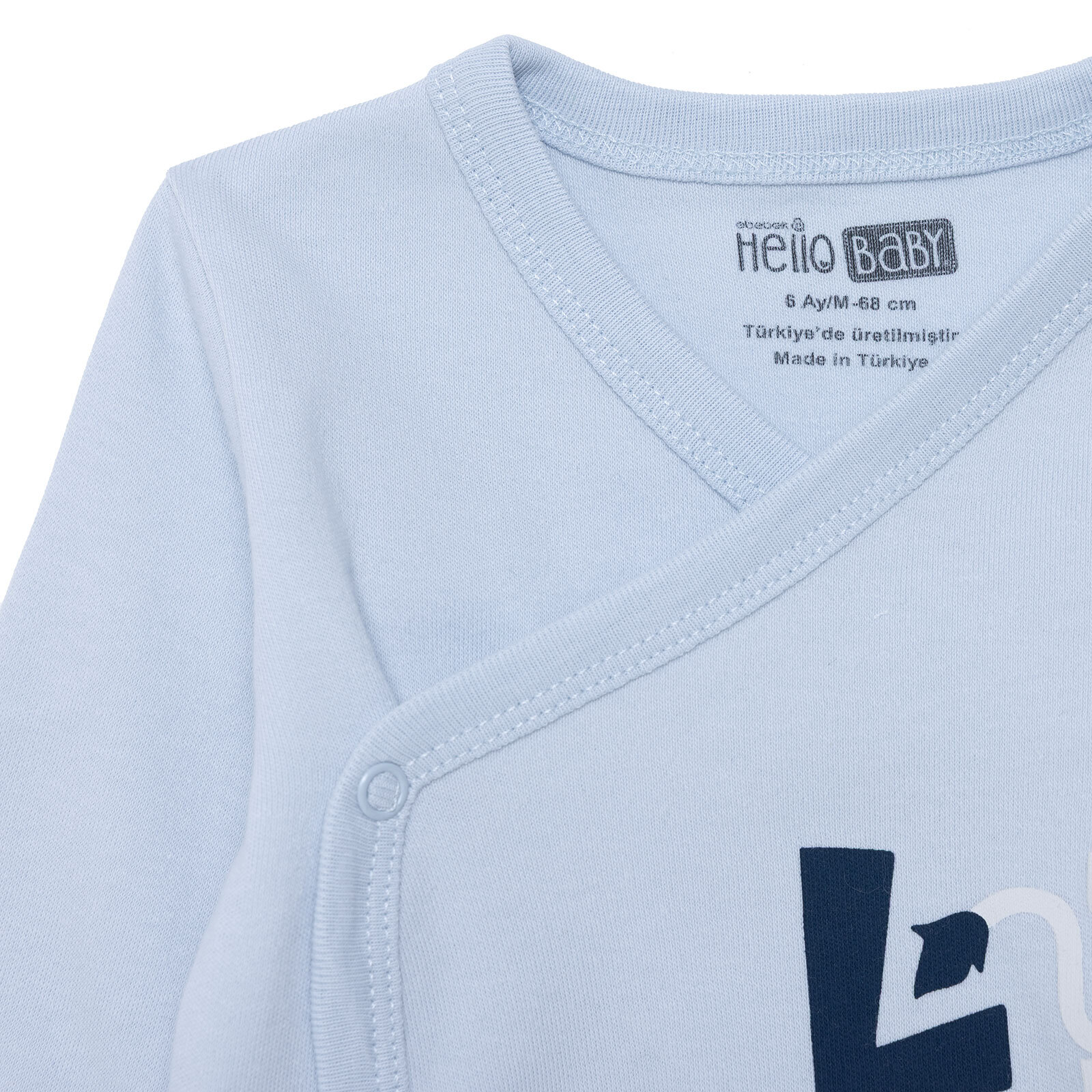 Erkek Bebek Yenidoğan Zıbın-Şapka-Patikli Alt İnterlok V Yaka Uzun Kol Patikli Paça Erkek Bebek Yenidoğan Zıbın-Şapka-Patikli Alt İnterlok V Yaka Uzun Kol Patikli Paça