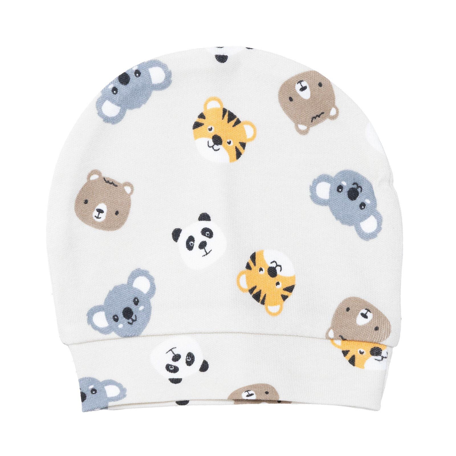 Erkek Bebek Yenidoğan Zıbın-Şapka-Patikli Alt İnterlok Zarf Yaka Uzun Kol Patikli Paça