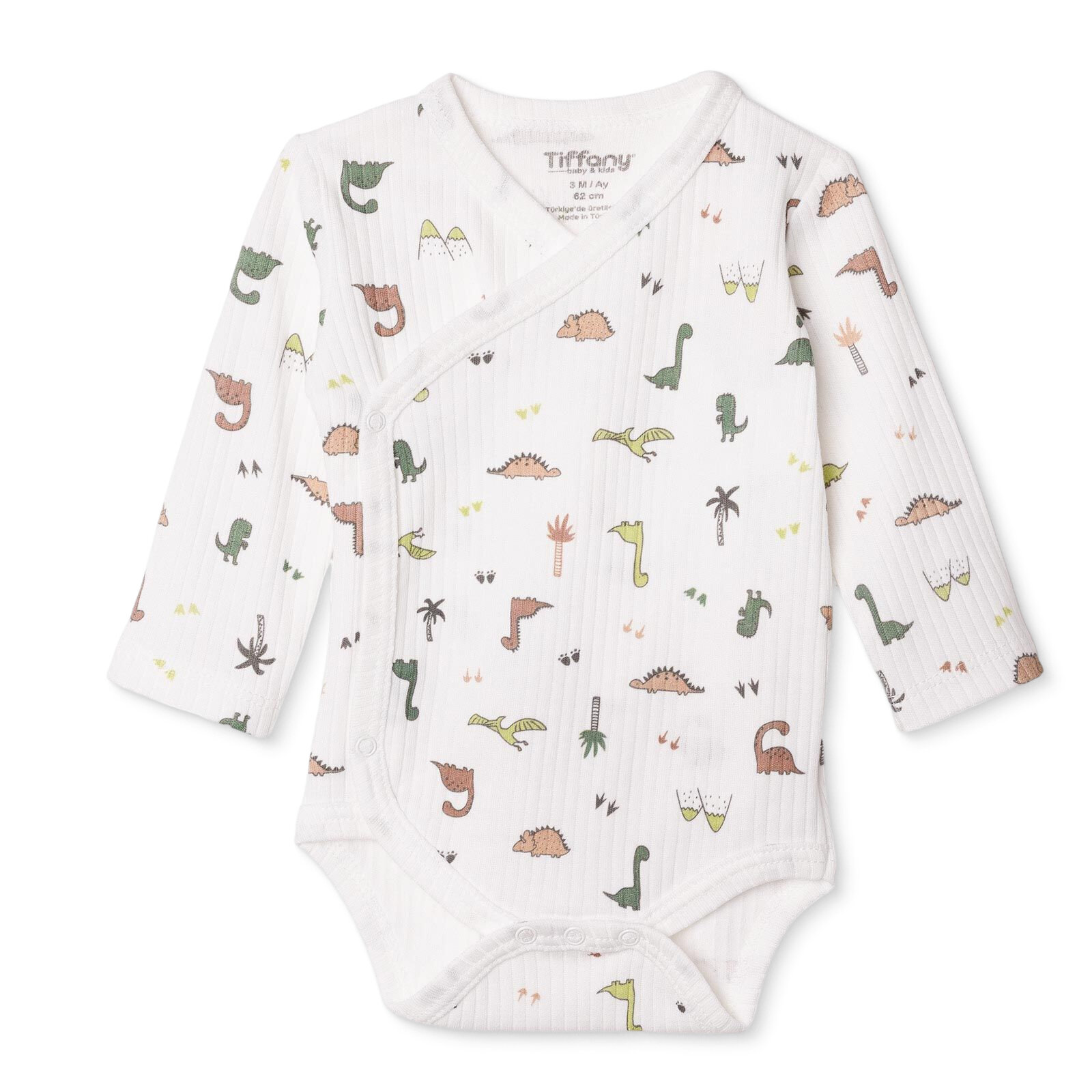 Erkek Bebek Zıbın Body İnterlok V Yaka Uzun Kol Erkek Bebek Zıbın Body İnterlok V Yaka Uzun Kol