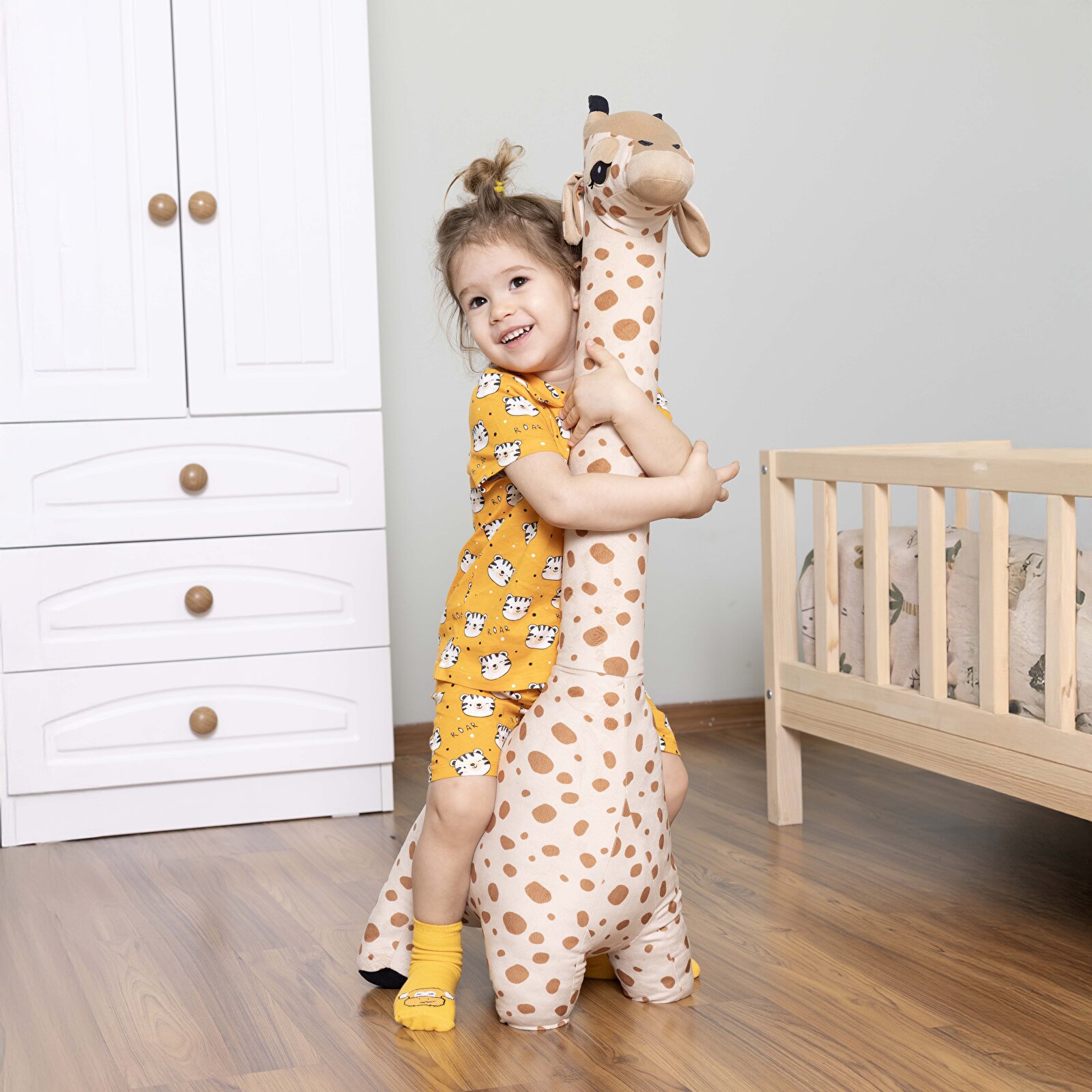 Erkek Gömlek Yaka Kısa Kol Ayıcık Desenli Pijama Takımı