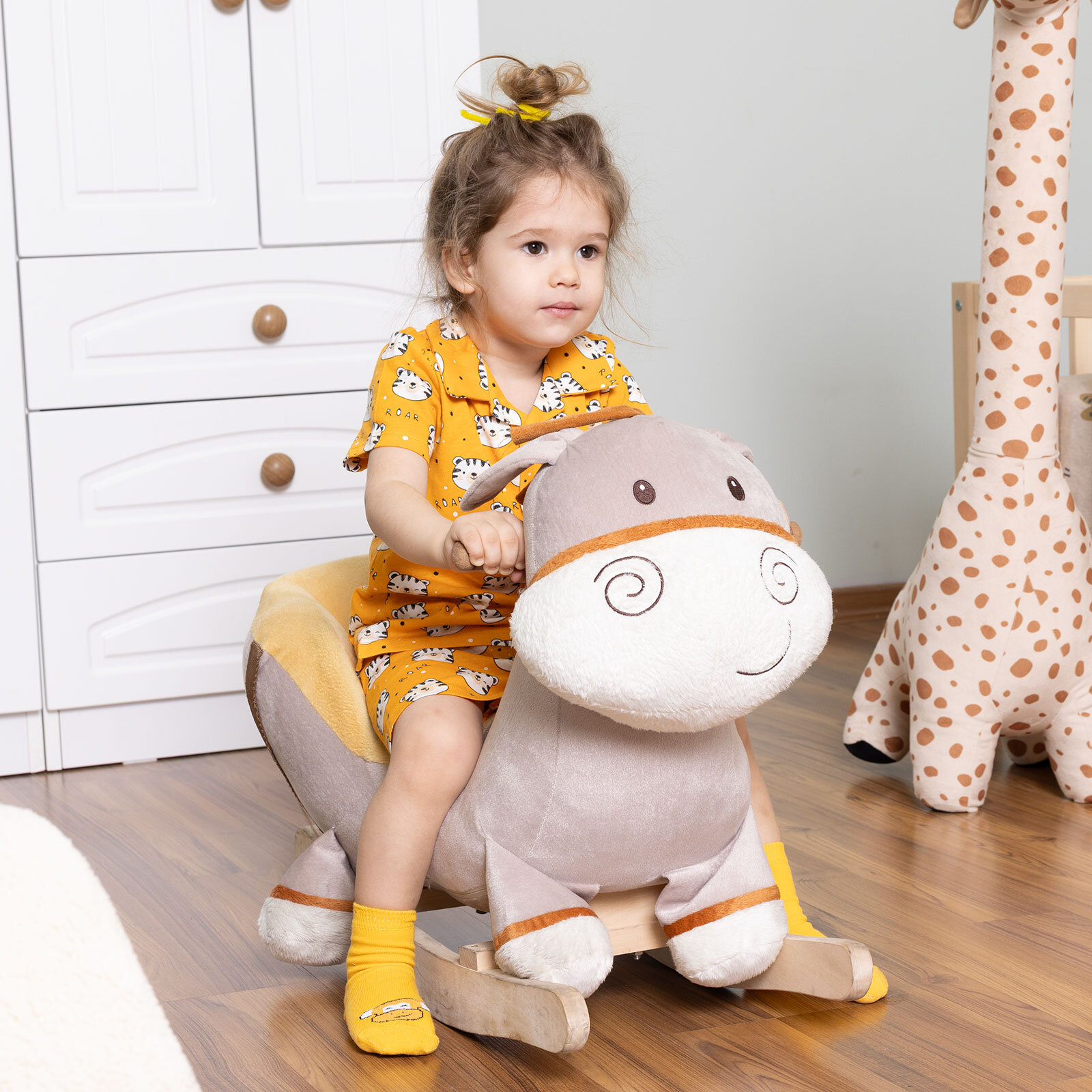 Erkek Gömlek Yaka Kısa Kol Ayıcık Desenli Pijama Takımı