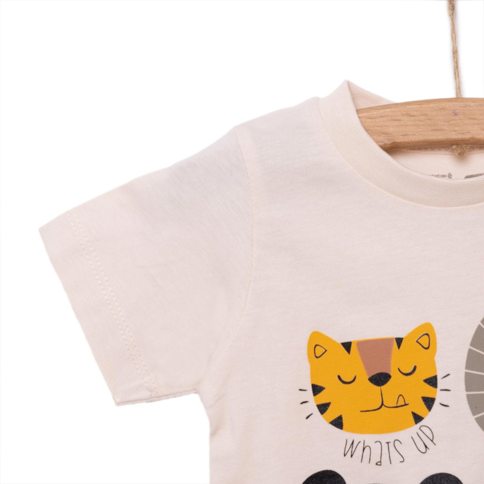 Erkek Kısa Kol Bisiklet Yaka Pijama Takımı