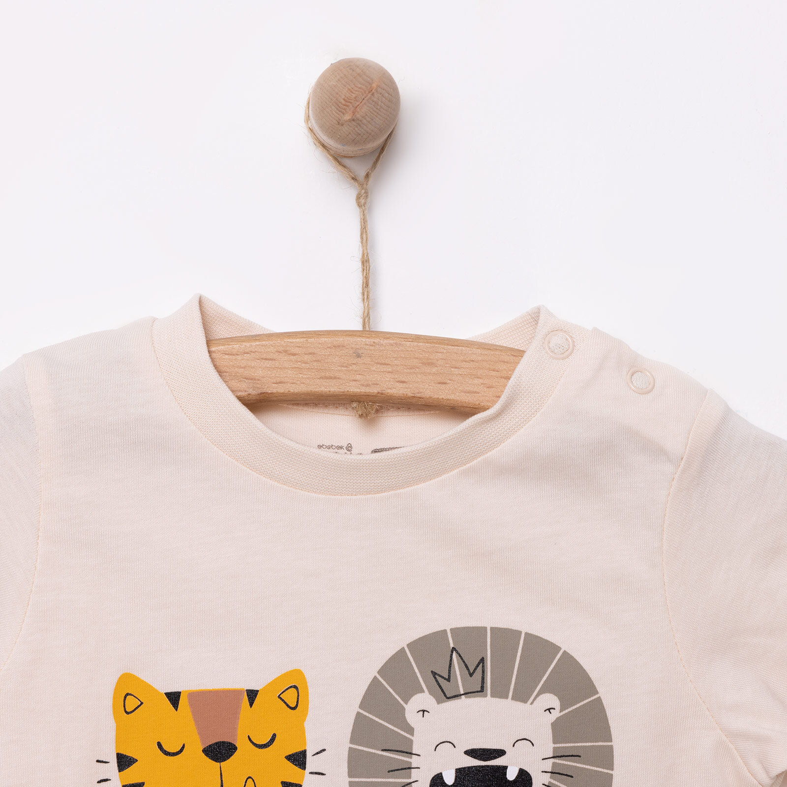 Erkek Kısa Kol Bisiklet Yaka Pijama Takımı