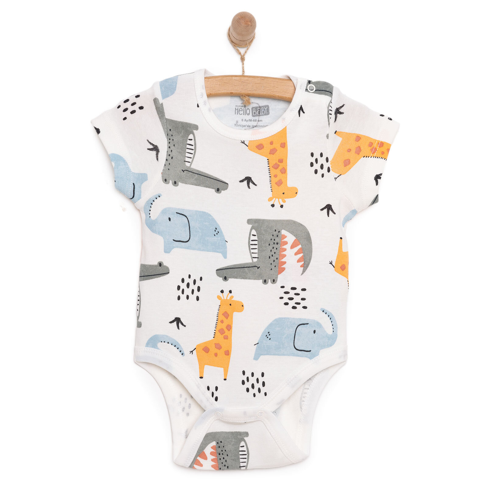 Erkek Kısa Kol Body Erkek Bebek