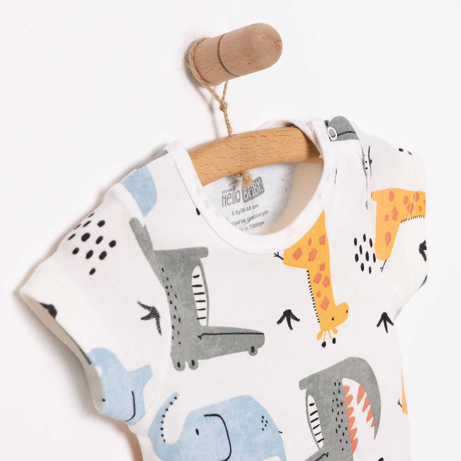 Erkek Kısa Kol Body Erkek Bebek