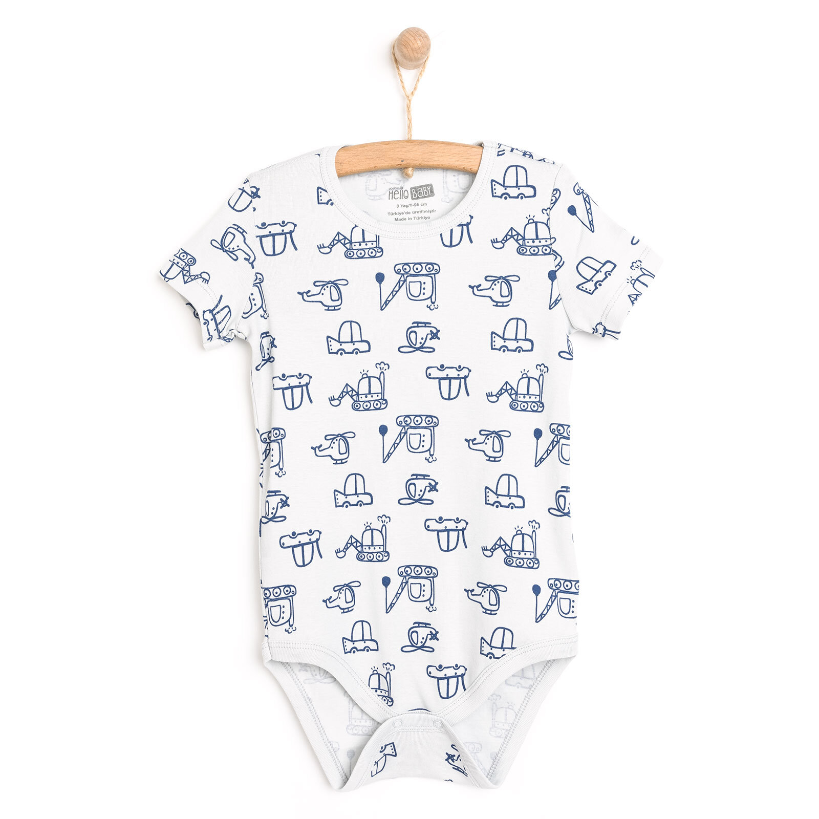 Erkek Kısa Kol Body Erkek Bebek