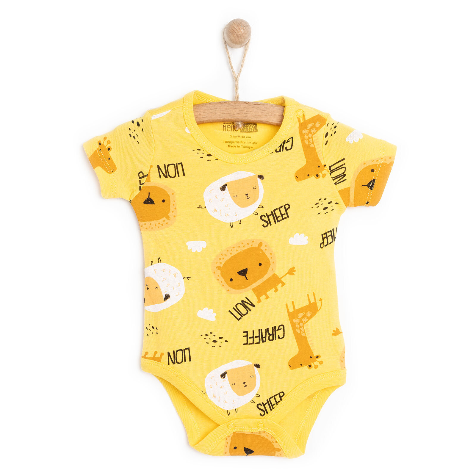 Erkek Kısa Kol Body Erkek Bebek