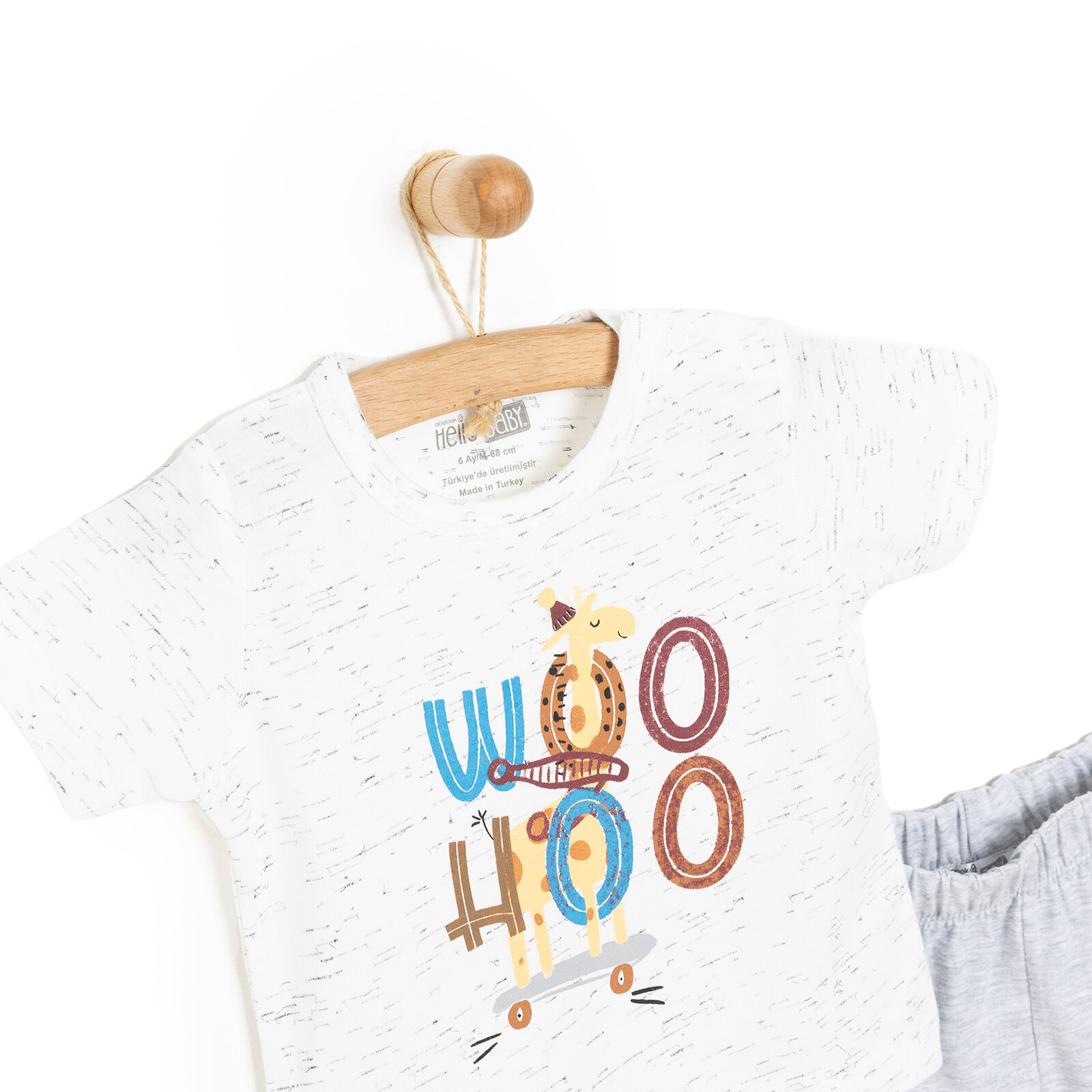 Erkek Kısa Kol Pijama Takımı Erkek Bebek