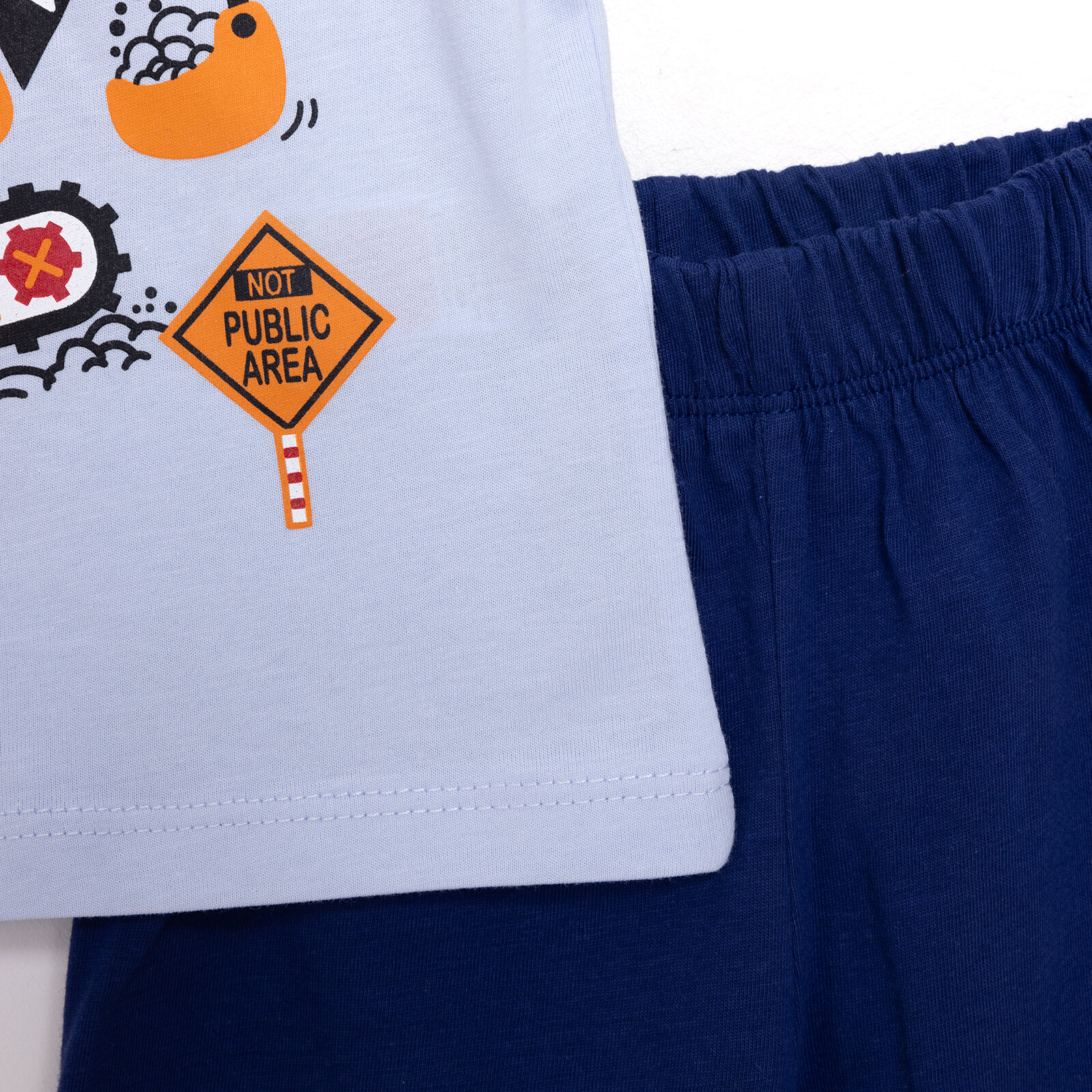 Erkek Kısa Kol Pijama Takımı Erkek Bebek Erkek Kısa Kol Pijama Takımı Erkek Bebek