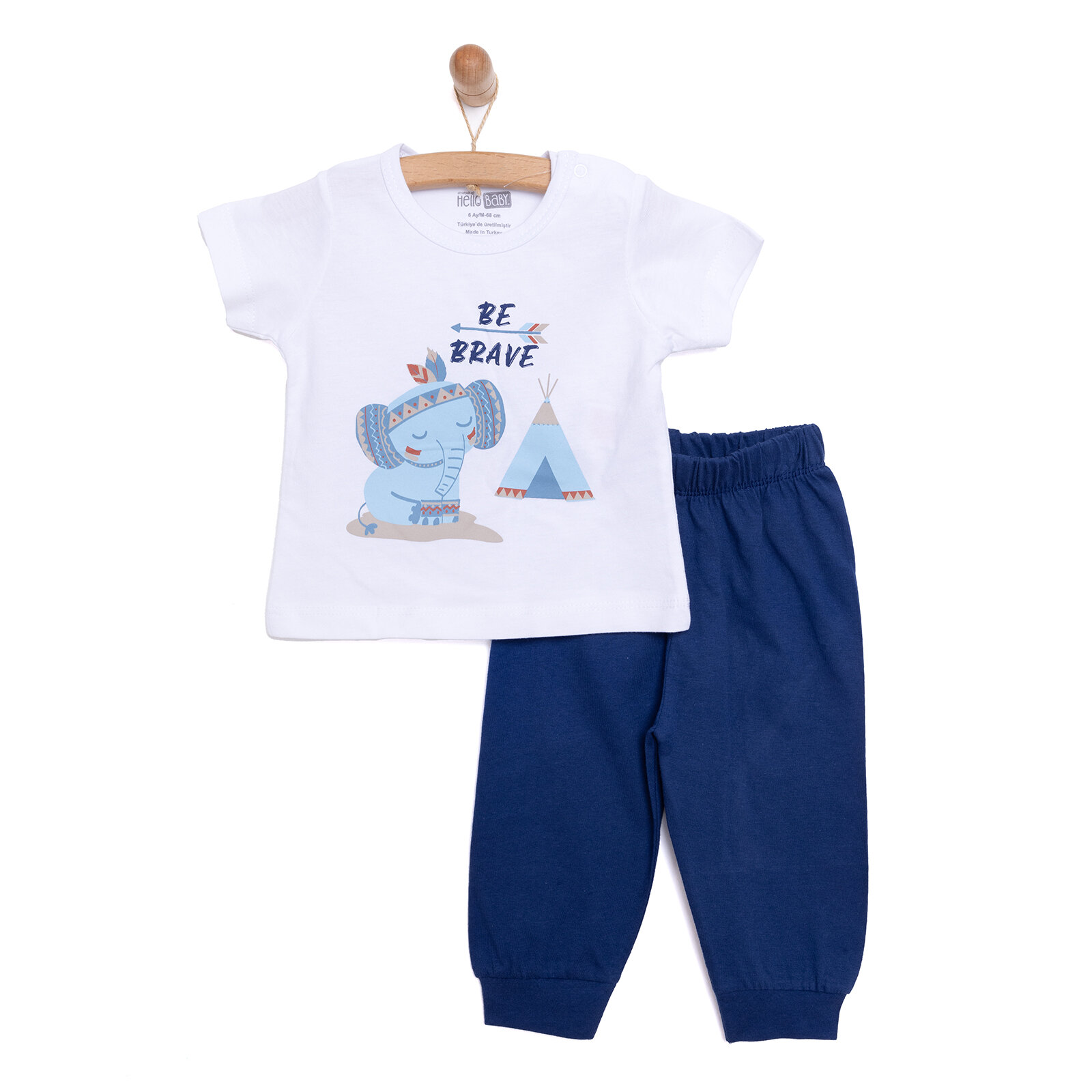 Erkek Kısa Kol Pijama Takımı Erkek Bebek