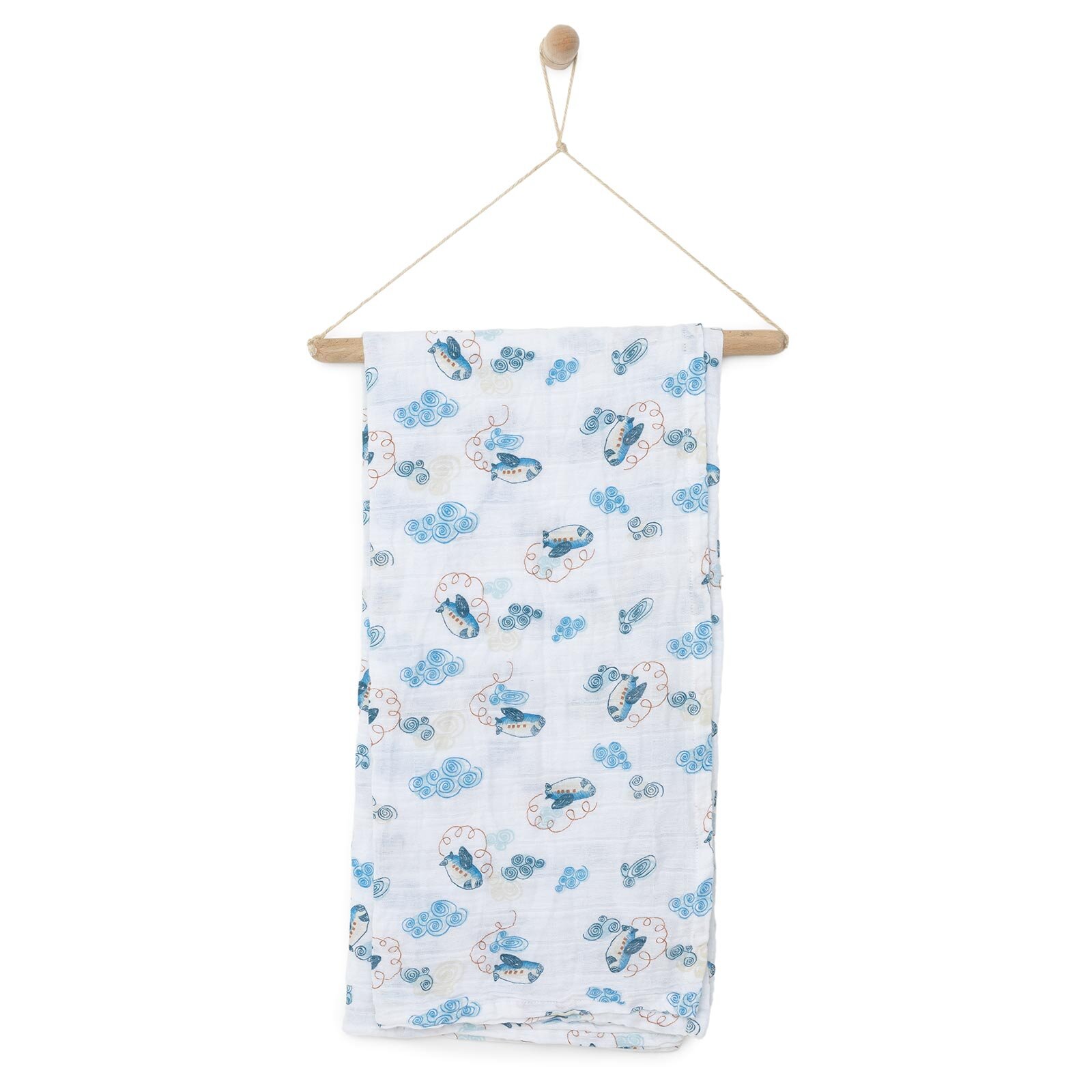 Erkek Müslin Battaniye Erkek Bebek