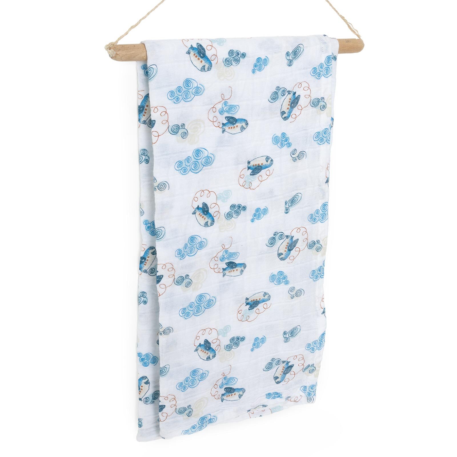 Erkek Müslin Battaniye Erkek Bebek