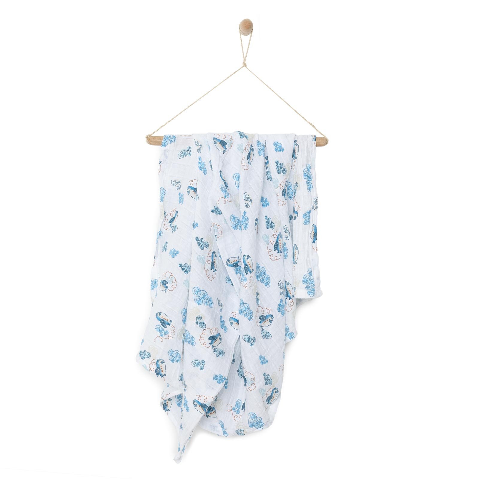 Erkek Müslin Battaniye Erkek Bebek