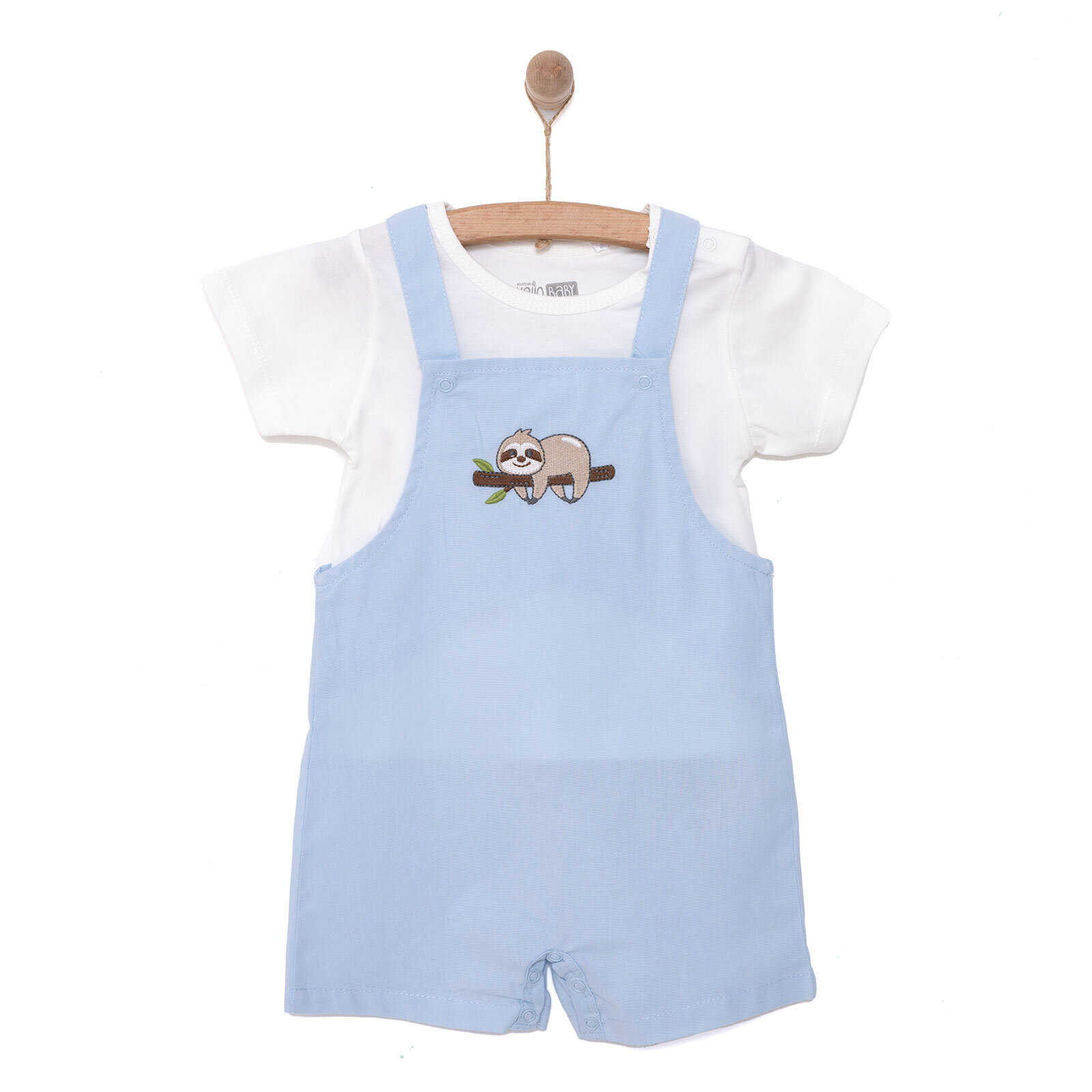 Yenidoğan Şort Salopet-Tshirt Yenidoğan Şort Salopet-Tshirt