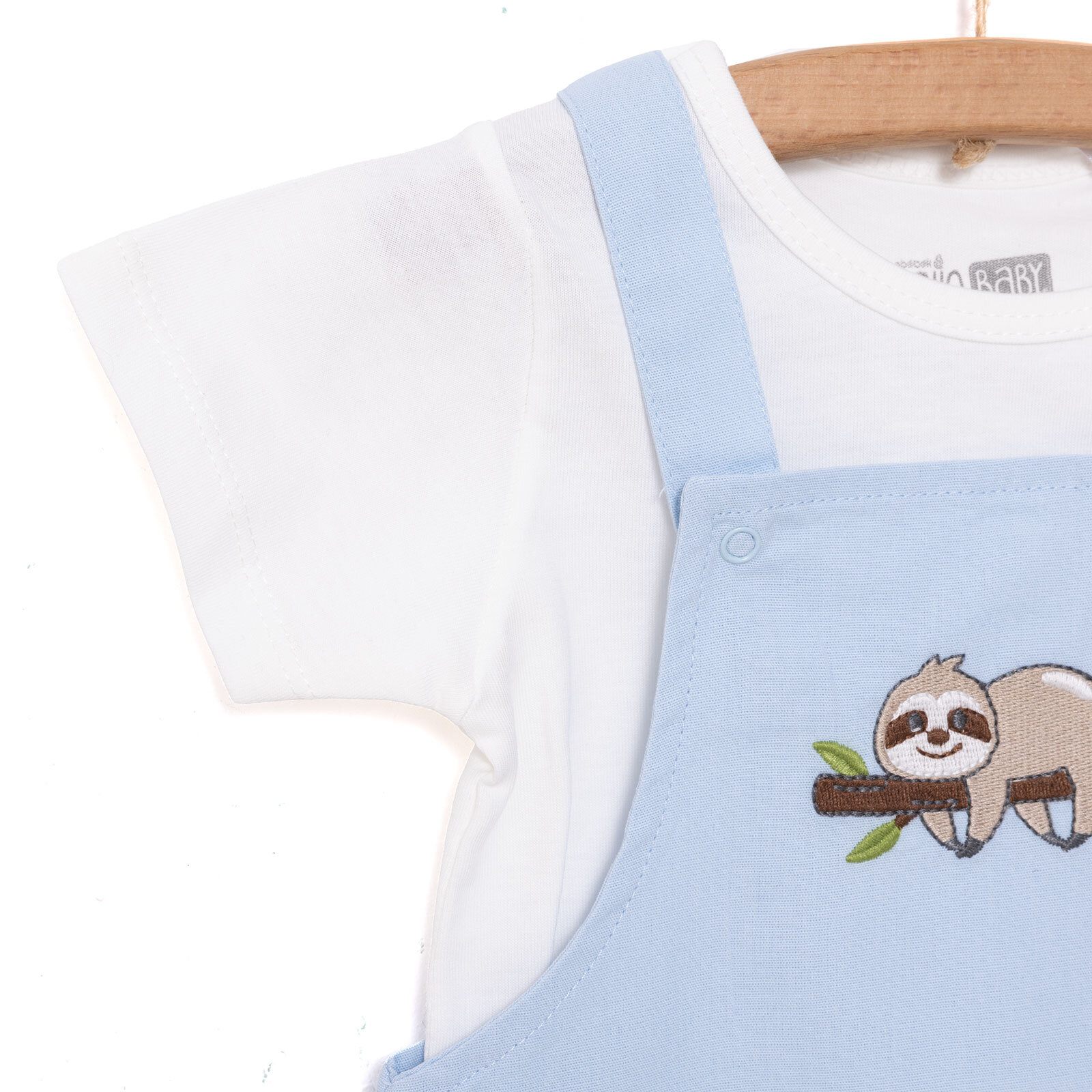 Yenidoğan Şort Salopet-Tshirt Yenidoğan Şort Salopet-Tshirt