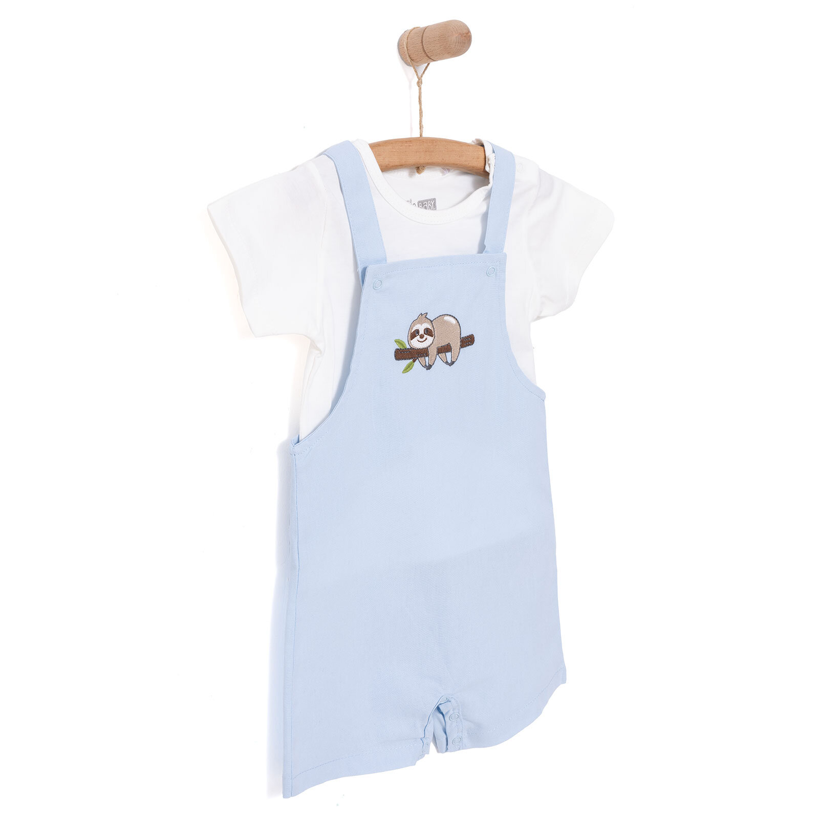 Yenidoğan Şort Salopet-Tshirt Yenidoğan Şort Salopet-Tshirt