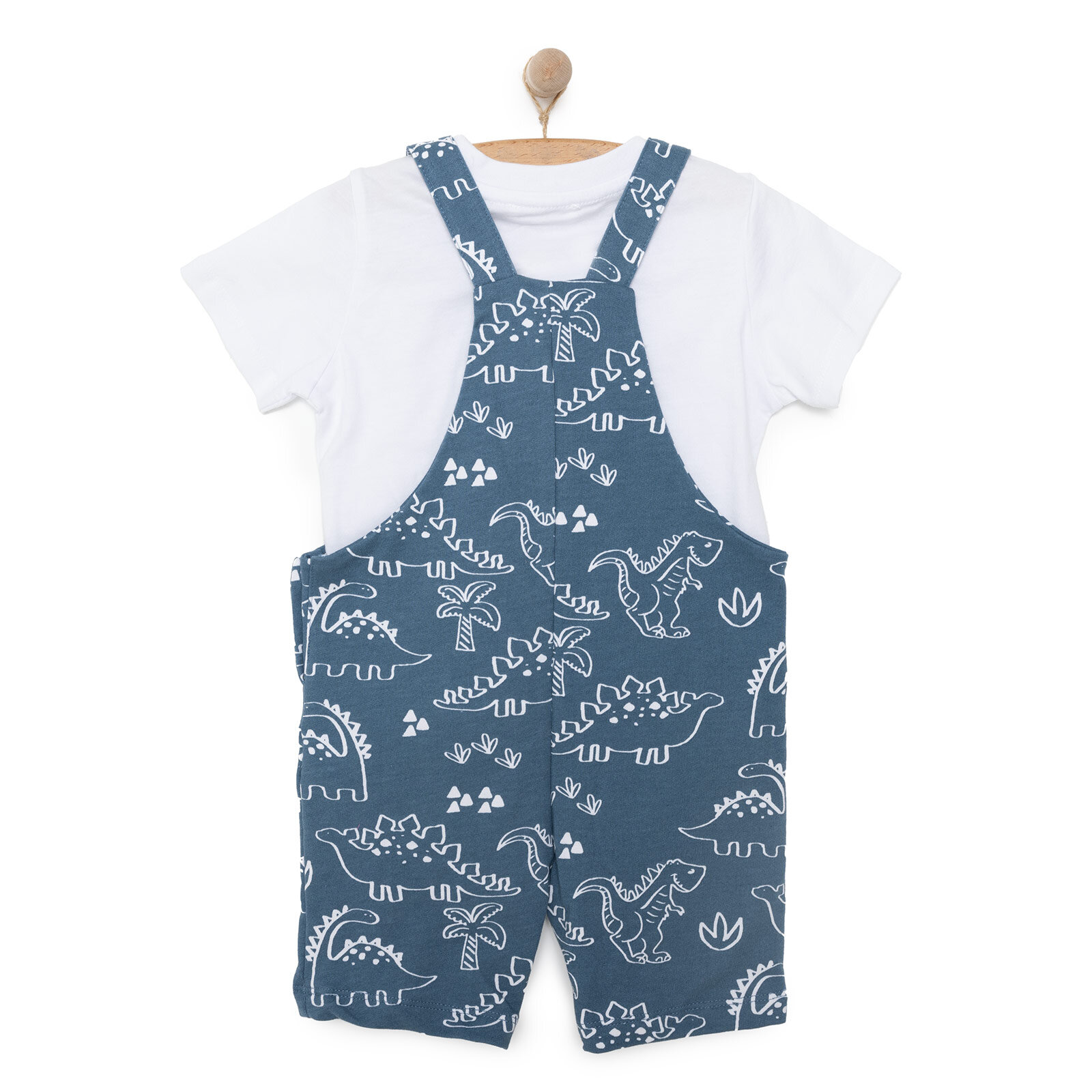 Erkek Şort Salopet-Tshirt Erkek Bebek