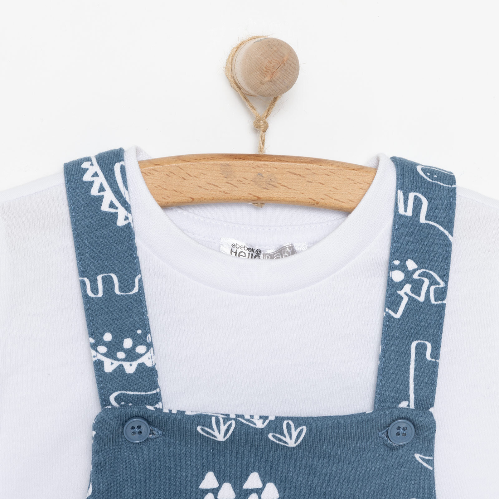 Erkek Şort Salopet-Tshirt Erkek Bebek