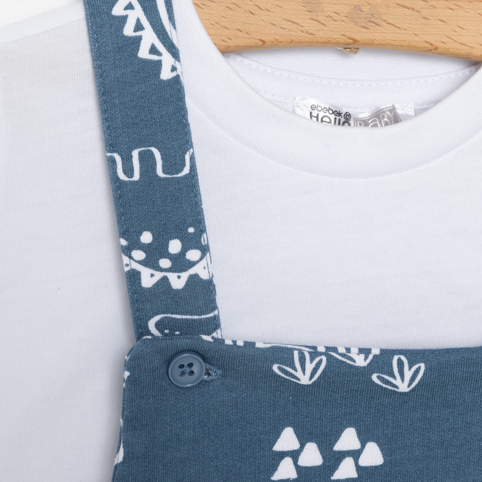 Erkek Şort Salopet-Tshirt Erkek Bebek