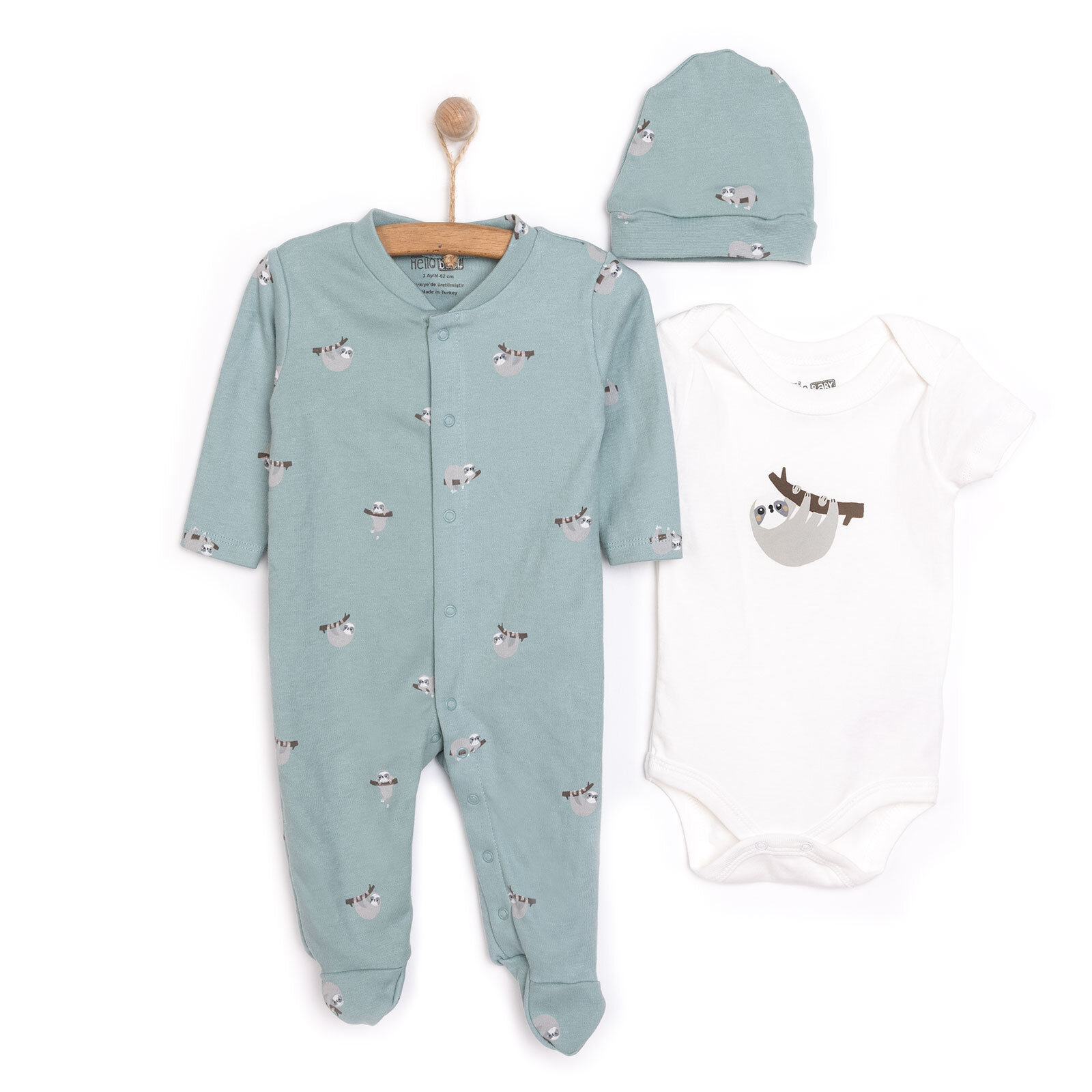 Erkek Tulum-Body-Şapka Erkek Bebek Erkek Tulum-Body-Şapka Erkek Bebek