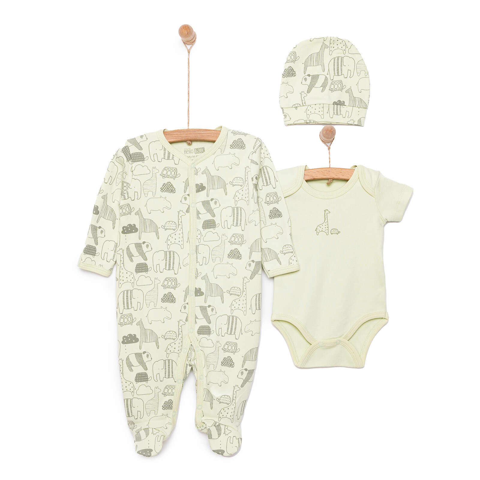 Yenidoğan Tulum-Body-Şapka