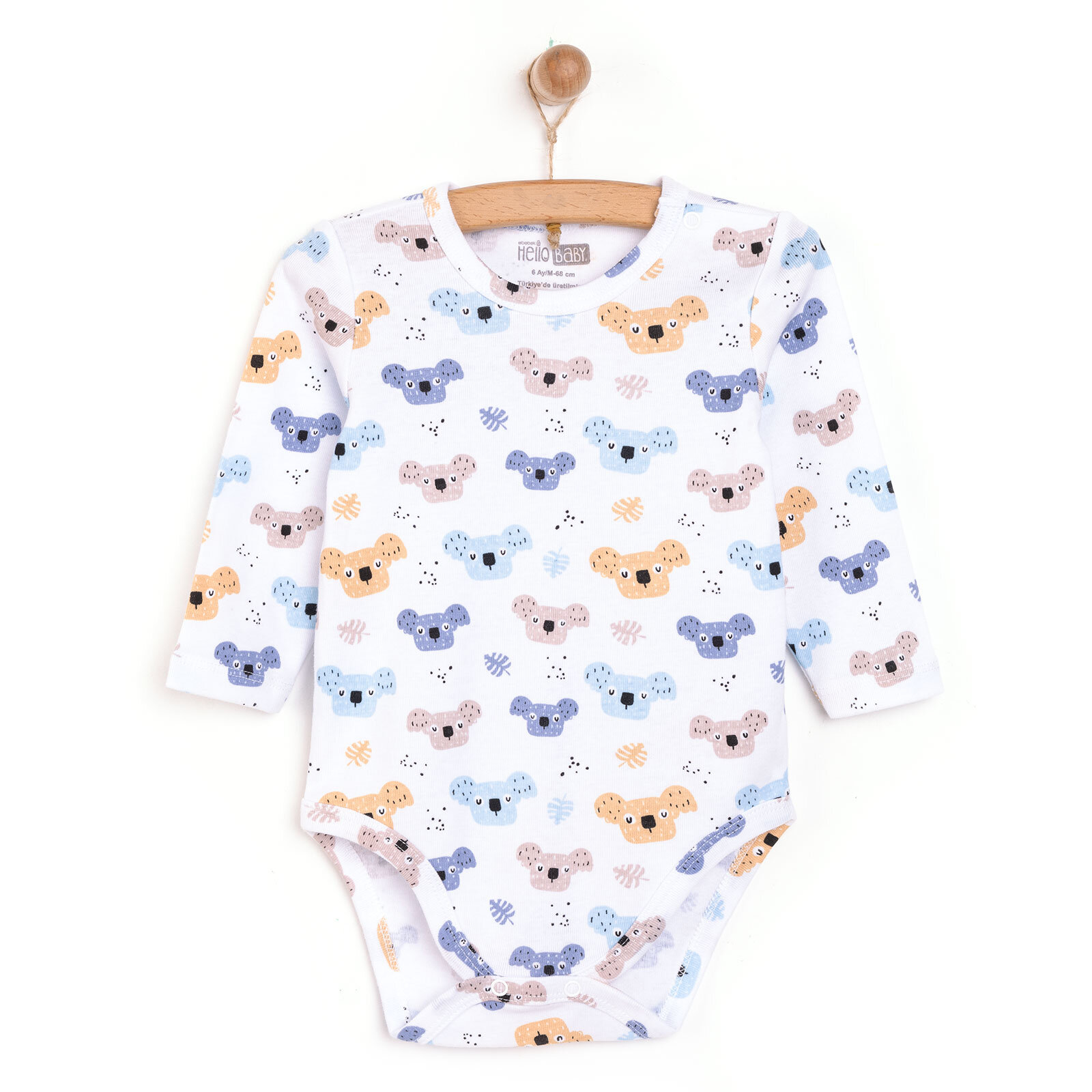 Erkek Uzun Kol Body Erkek Bebek