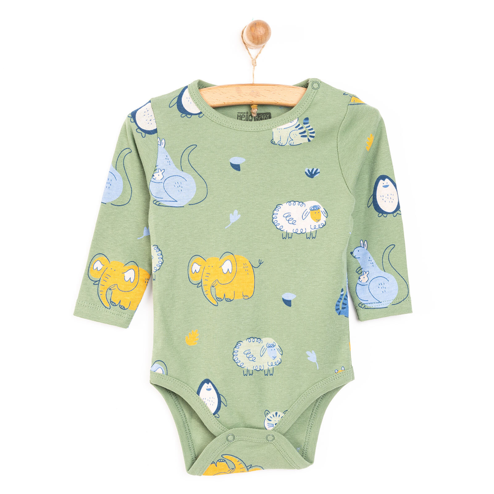 Erkek Uzun Kol Body Erkek Bebek