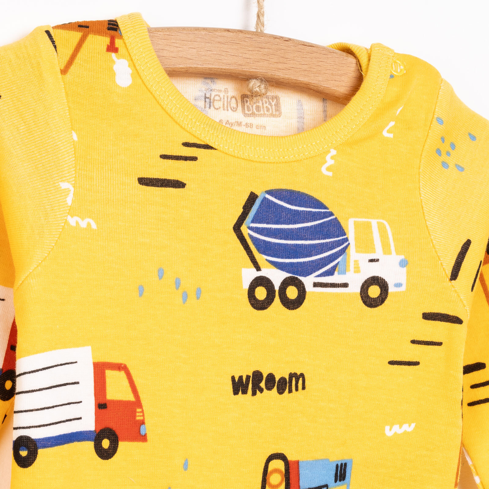 Erkek Uzun Kol Body Erkek Bebek