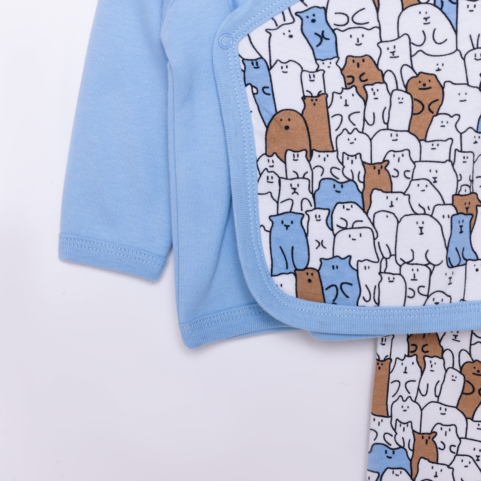 Erkek Zıbın-Şapka-Patikli Alt Erkek Bebek