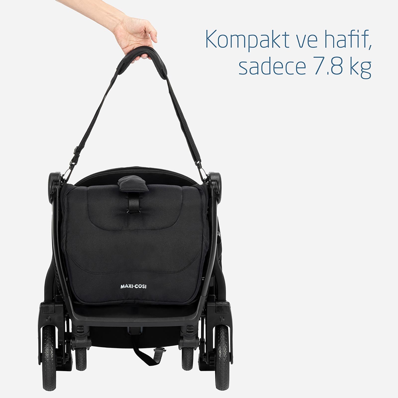 Eva Otomatik Katlanan Kompakt Bebek Arabası