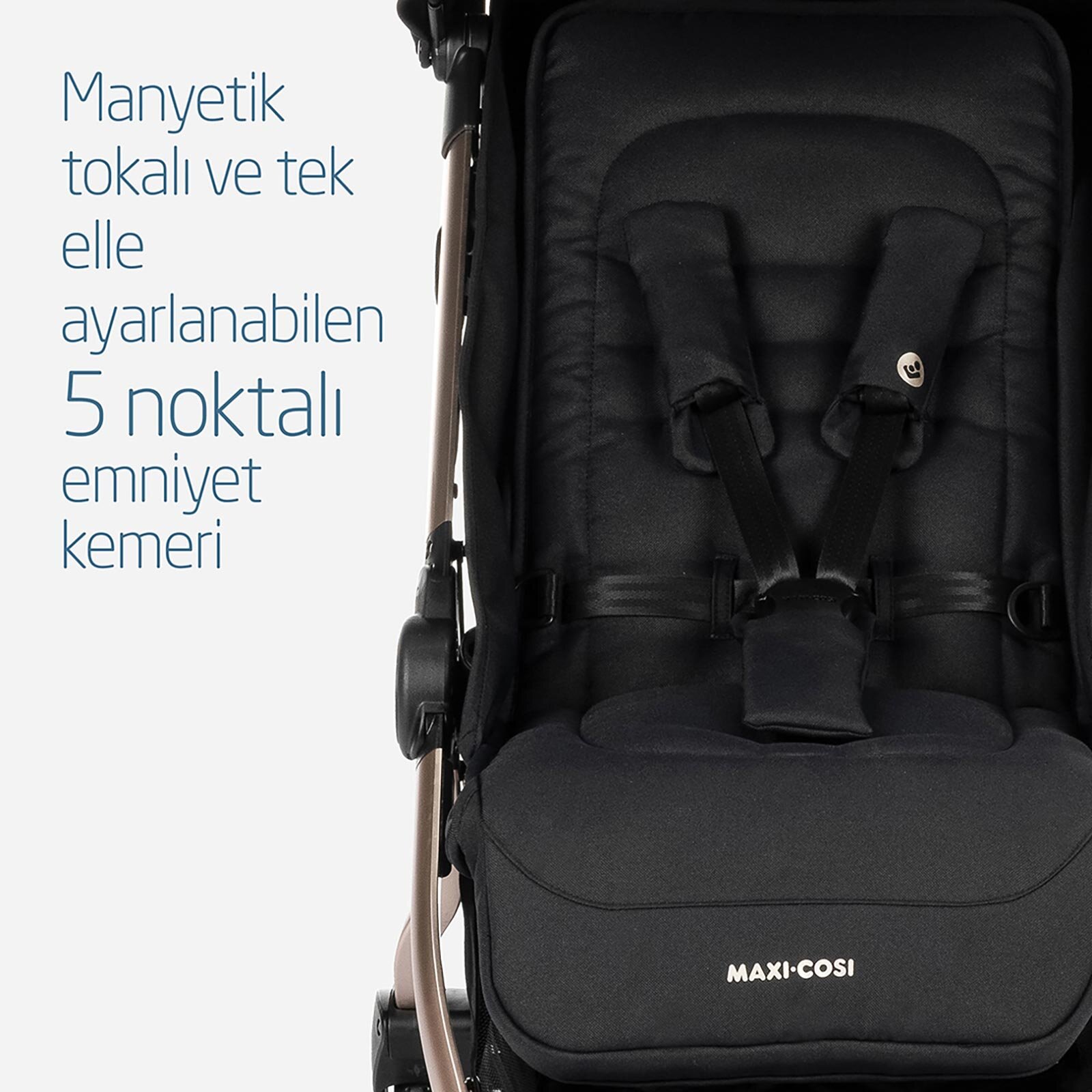 Eva Otomatik Katlanan Kompakt Bebek Arabası