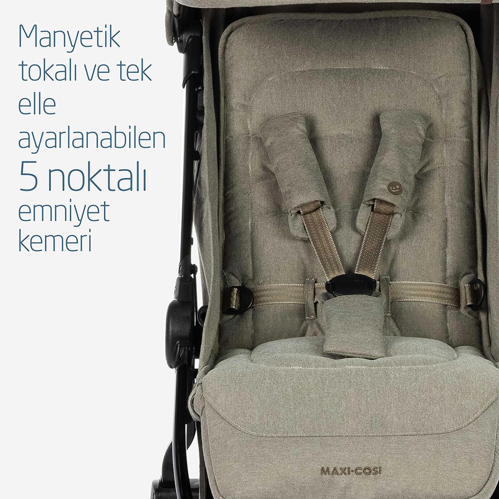 Eva Otomatik Katlanan Kompakt Bebek Arabası